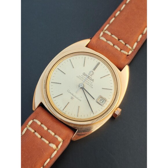 Vintage Omega Constellation Automatic Watch Chronometer Rose Gold 168027 Cal.564 - Picture 2 of 10